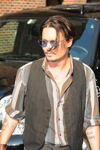 exile tattoo. Depp has a Joycean tattoo!