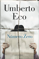 Portada de Número Zero de Umberto Eco