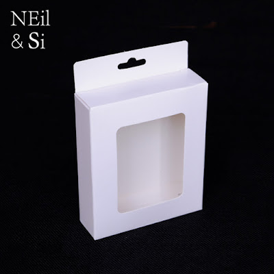 Hook White Paper Window Wedding Gift Candy Bakery Biscuit Packaging Hang Boxes Custom Free Shipping