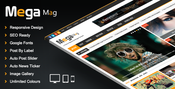 Mega Mag Responsive Magazine Blogger Template Free Download v Mega Mag Responsive Magazine Blogger Template Free Download v1.30 - Themeforest