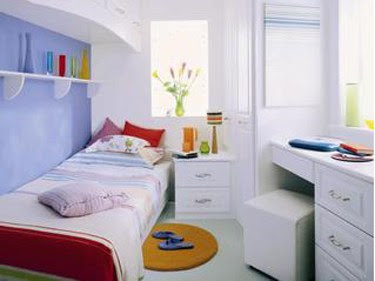 habitación pequeña para adolescentes