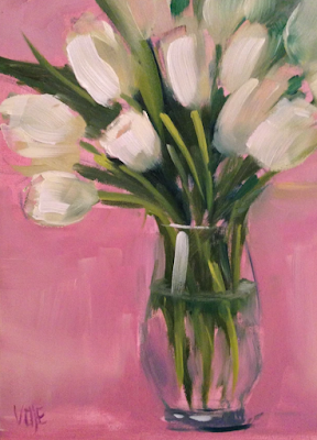 Mother's Day Tulip painting Patty Voje