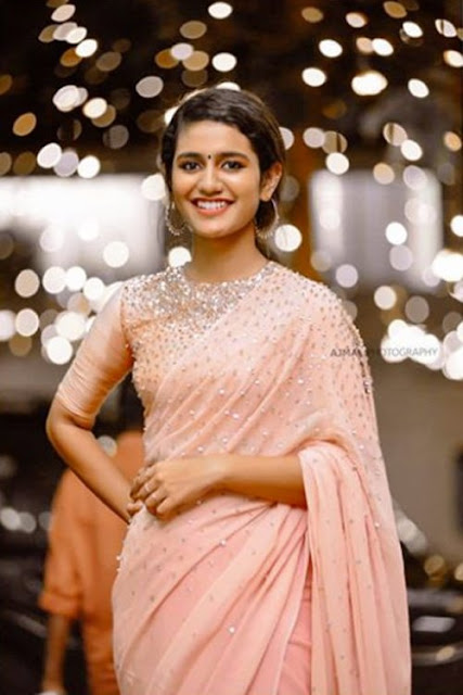 Priya Prakash Varrier Beautiful Saree Picture