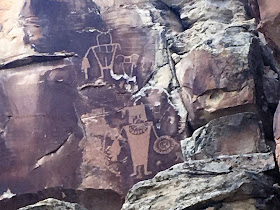Petroglyphs near Vernal, Utah
