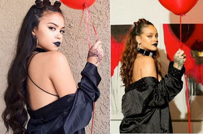 Checkout This 17-years-old Rihanna's Lookalike