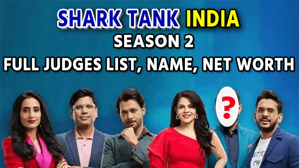 Shark Tank india 2 judges list