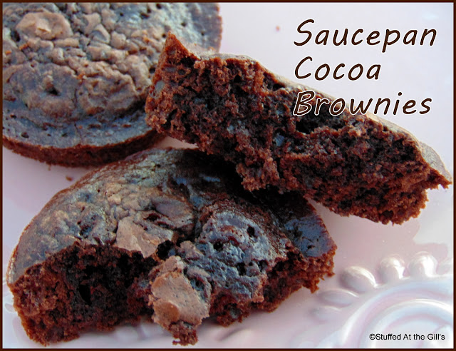 Saucepan Cocoa Brownies