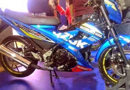 Gambar Motor Satria  FU  2015 Striping MotoGP Livery 