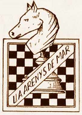 Emblema de la Unión Ajedrecista de Arenys de Mar