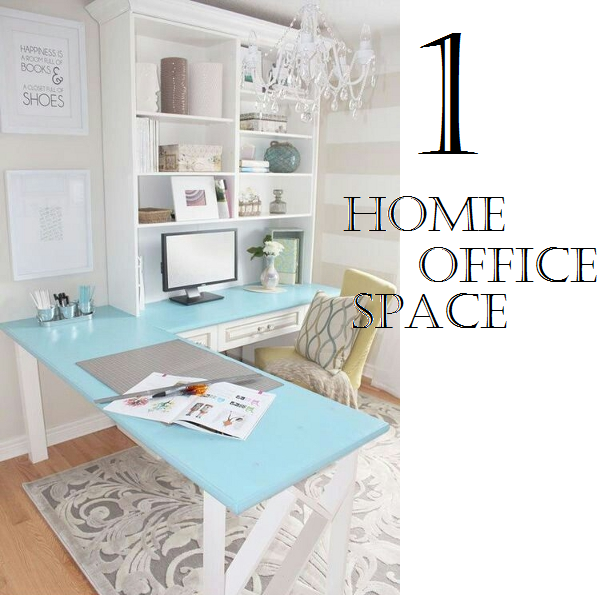 Use your bookcase to provide more storage and decorative display space in a home office.