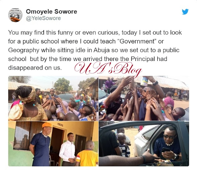School Principal Disappear As Sowore Stops By To Apply As A Teacher