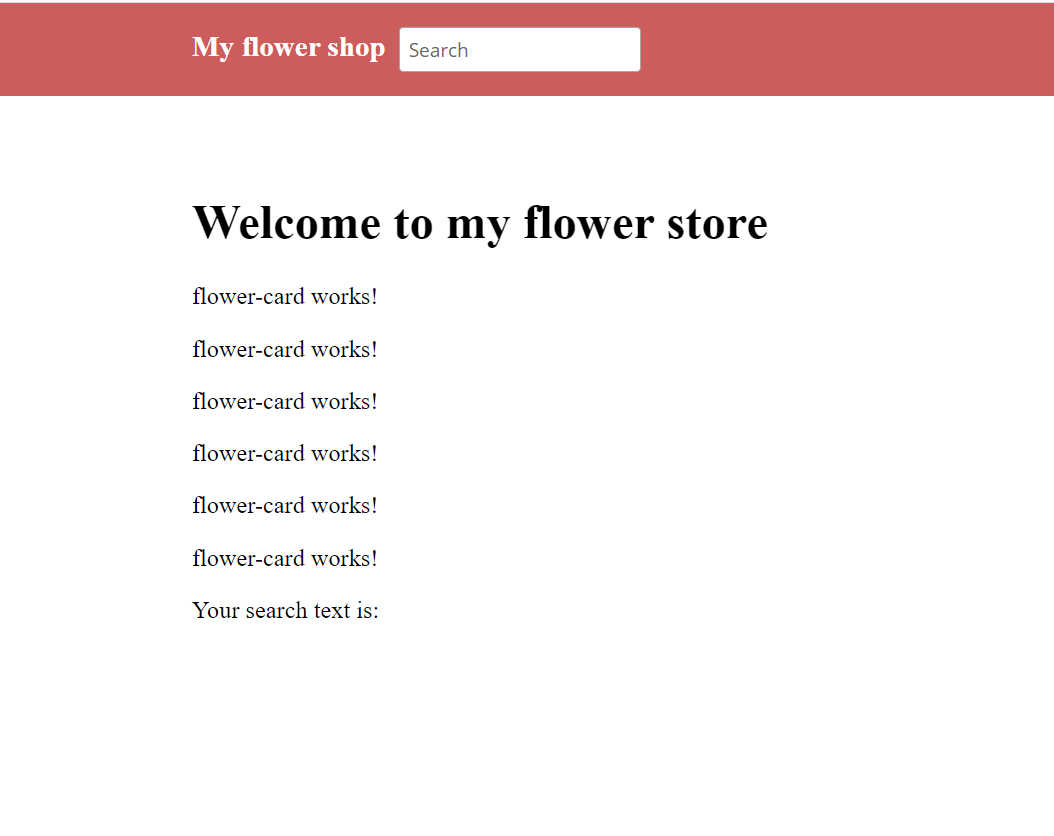 flower-card.component.html file to shows flowers as a card