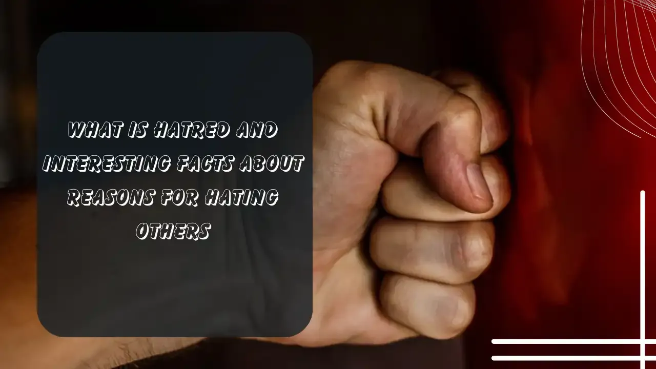 What is hatred and interesting facts about reasons for hating others,  Hatred is a strong feeling of disgust or hostility towards someone or something. It is an intense emotional reaction characterized by deep dislike, resentment, or disdain. Hatred can come in many forms, from mild dislike or irritation to extreme and intense hostility.
