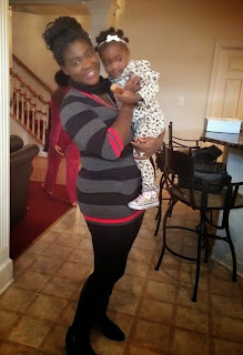 Mercy Johnson and her daughter