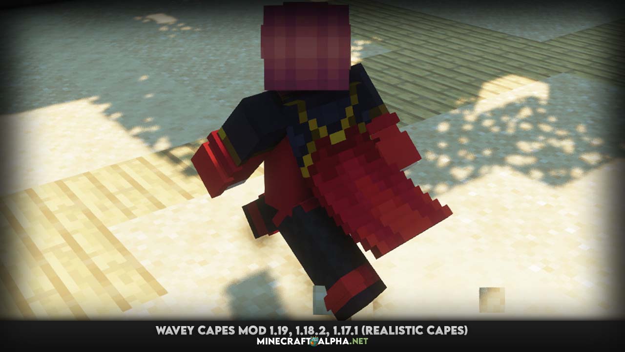Wavey Capes Mod 1.19, 1.18.2, 1.17.1 (Realistic Capes for Minecraft)