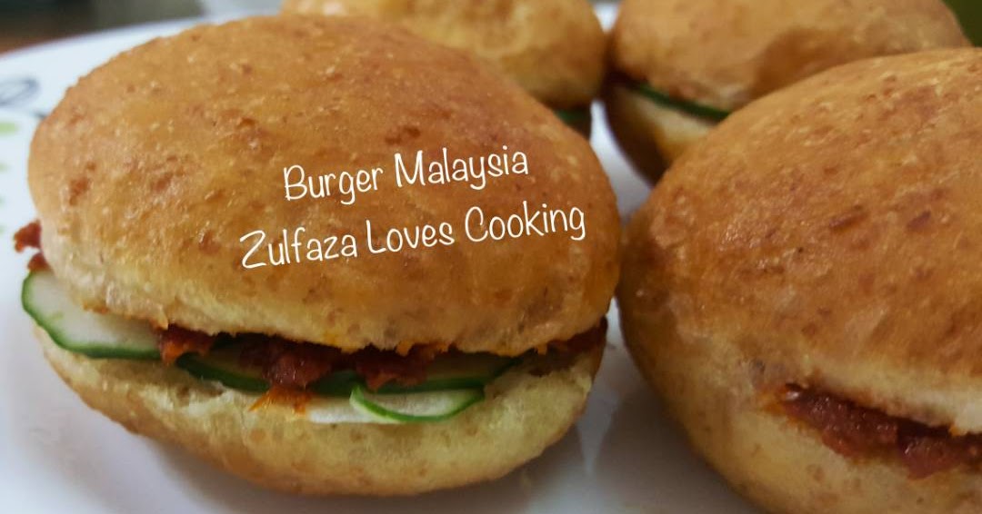 ZULFAZA LOVES COOKING: Burger Malaysia aka Pau Wholemeal 