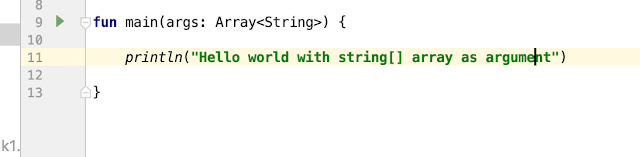 main sring array method