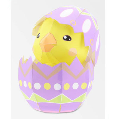 easter egg papercraft