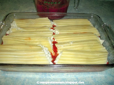 Margaret's Morsels | Stuffed Manicotti