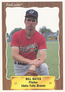 Bill Bates 1990 Idaho Falls Braves card