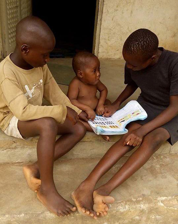 Starving Child Deemed To Be A Witch Recently Had His First Day Of School!