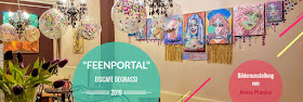 Bilderausstellung "Feenportal" von Anna Pianka im Eiscafé Degrassi