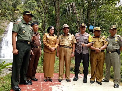 Bupati Mamasa, Kadispar, Kapolres, Dandim Polmas di Liawan