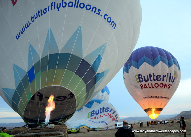 Hot Air Balloon preparation