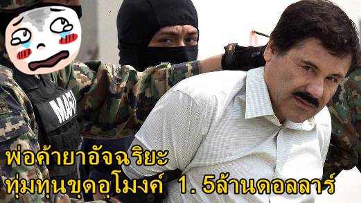 อาชญากรรมดำดิน เอล ชาโป กุซมัน