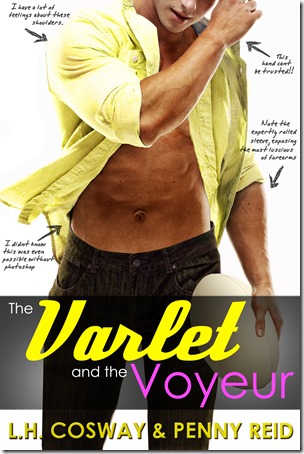 Cover Reveal: The Varlet and the Voyeur by LH Cosway and Penny Reid | About That Story