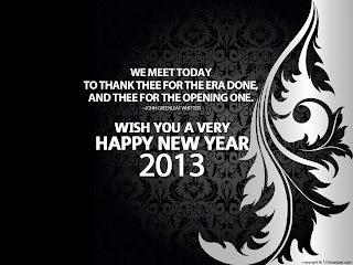 elegant wallpaper new year 2013