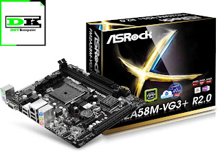 Asrock A58m-VG3+ Motherboard Murah Soket FM2+ 2017