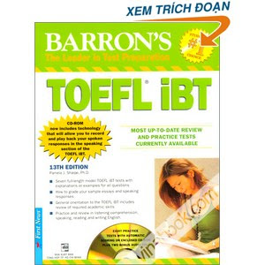 Barrons TOEFL iBT 13th edition