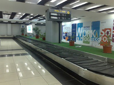 rubber conveyor belts application in airport transport