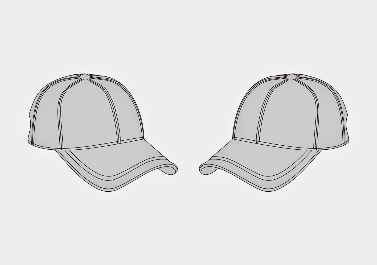 Desain Topi Vektor  Terbaru 2014 Caps Vector  Design free 