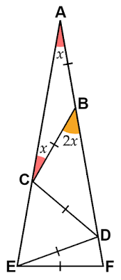 外角の定理の利用