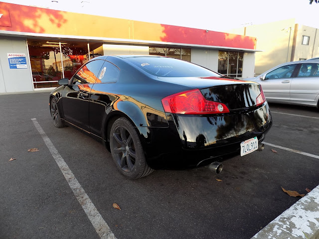 Infiniti G35 Coupe after getting repainted at Almost Everything Auto Body.