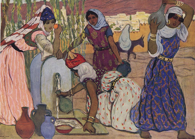 Une fontaine à Tlemcen. 1916 - André Suréda (Français - 1872-1930)