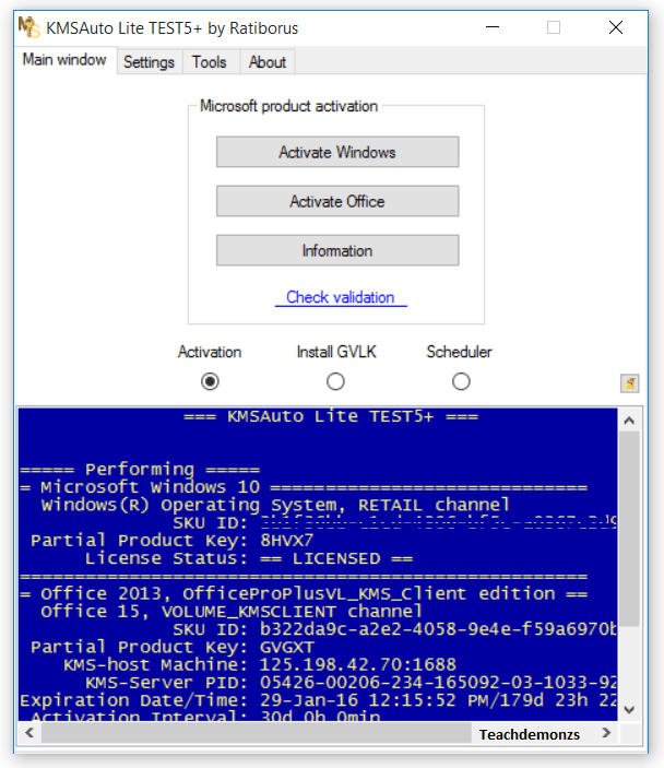 Windows 10 Activator [All Edition] [KMS Auto] | Techdemonzs