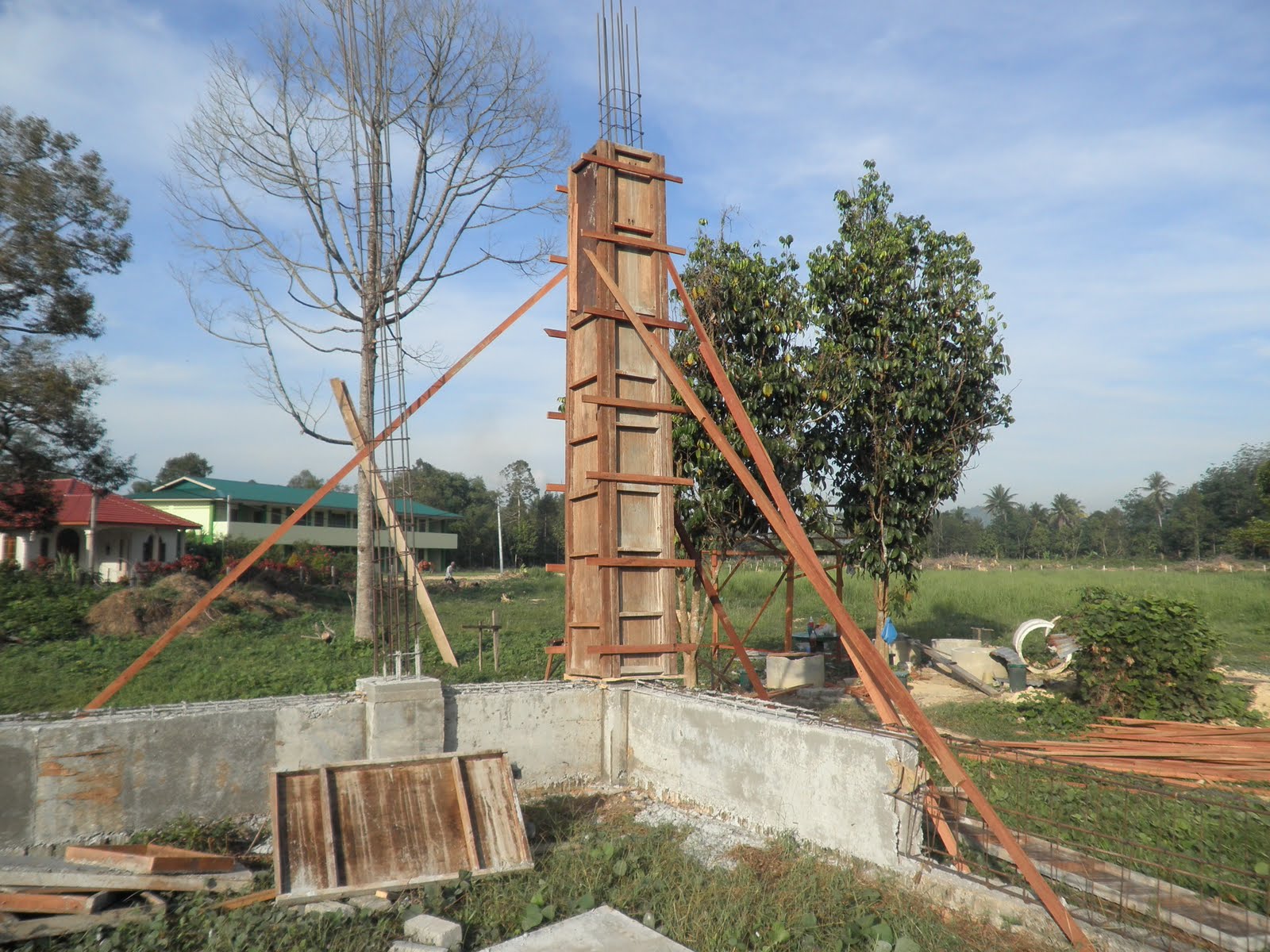 MASJID UTHMANI Kampung Kolam Masjid Uthmani pembinaan 