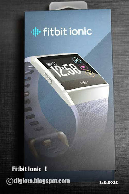 外箱 Fitbit Ionicの開封の儀！使い方と体験記！初めてのスマートウォッチ！