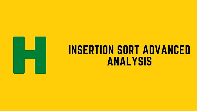 HackerRank Insertion Sort Advanced Analysis problem solution