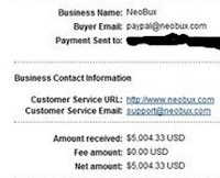 NeoBux payout proof