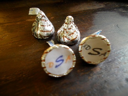 candy bar wrapper template. the Candy Kiss Template