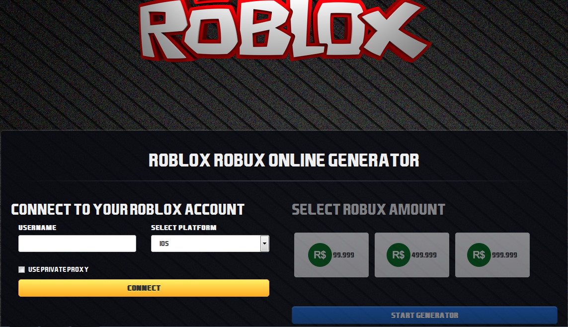 Roblox Robux Generator - roblox robux generator 2016