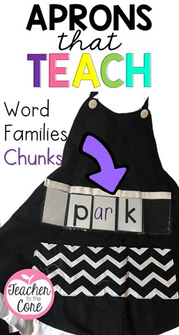 Look amazing and teach skills all at the same time with these Show and Tell Aprons