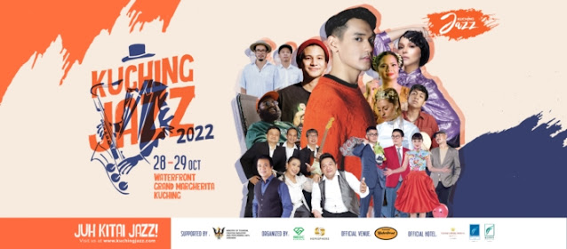 Kuching Jazz Festival Ticket and Artists Line-Up, Waterfront Grand Margherita Kuching, Kuching Waterfront Jazz Festival, Lifestyle