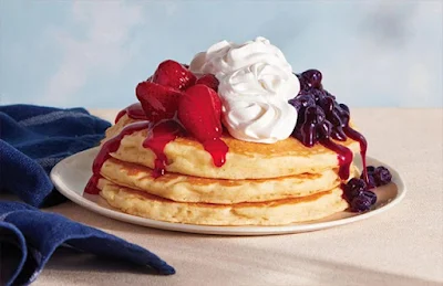 IHOP's Red, White & Blue Pancakes for Veterans Day.