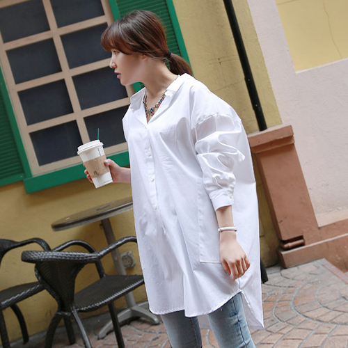 Oversized Boyfriend Button Down Shirt