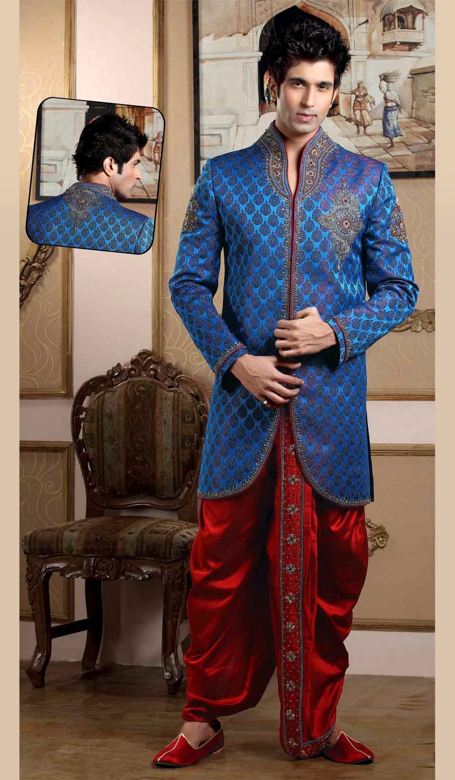  Wedding  Sherwani And Kurta  Pajama Collection 2012 Indian 